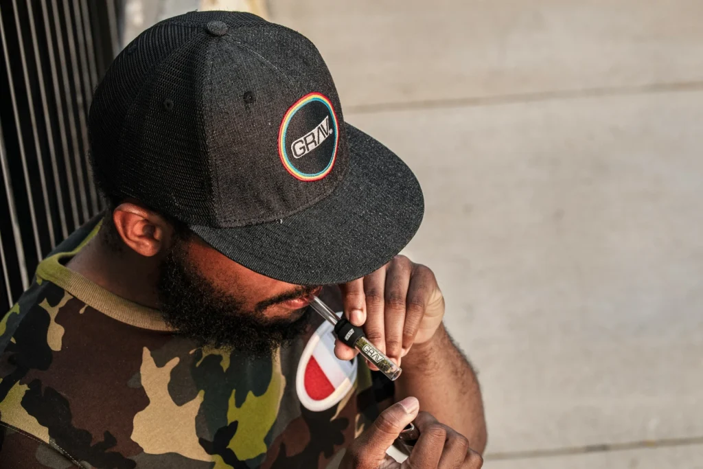 Man Smoking a Pipe
