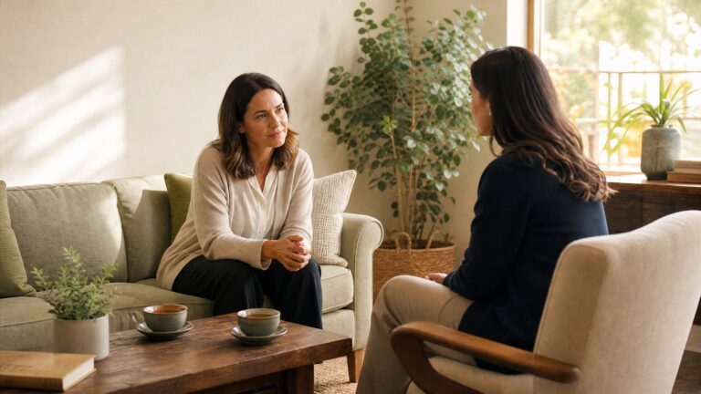 Warm supportive conversation before residential treatment in Rome, Georgia