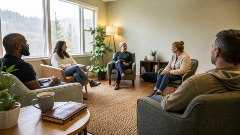 Warm, welcoming recovery facility group setting in Rome, Georgia